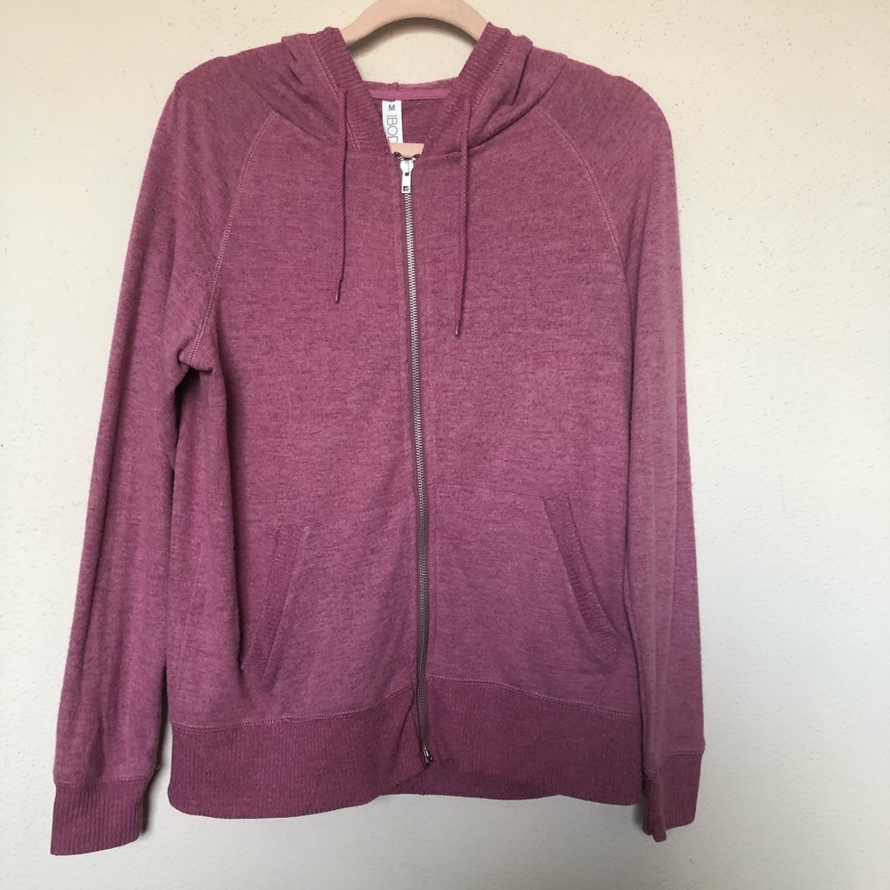 Cotton On Body Super Soft Zip Hoodie Wild Rose Marle Size M